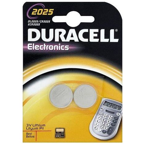 Pack de 2 Pilas de Botn Duracell DL2025B2/ 3V