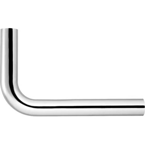 CANOTTO CURVO A 90  ° IN OTTONE CROMATO  EE ¸30x150x250