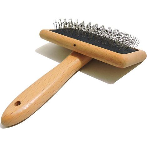poigne En Bois Brosse Pour Chien Et Chat Peigne Auto - Nettoyant, Peigne Pour Animaux De Compagnie Pour Cheveux Longs Et Courts, Outil D'pilation (1/5)