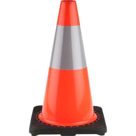 Cône de chantier, Hauteur de 450 mm ( Prix pour 1 ) (1/2)