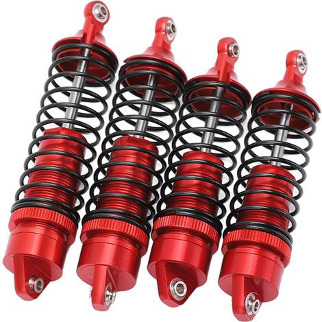 Satz mit 4 Stoßdämpfern für Vorder- und Hinterachse für LOSi Lasernut U4 Tenacity 1/10 Offroad-RC-Car (rot) (1/5)