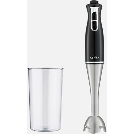 Batidora De Mano Nyasa 650w Dc Negro 2vel C/vaso Cuchilla Ac.inox.velocidad Ajustable