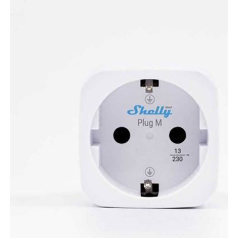 Shelly Presa Gen3 M Wi-Fi + BT + Matter con monitoraggio energia Bianca (1/2)
