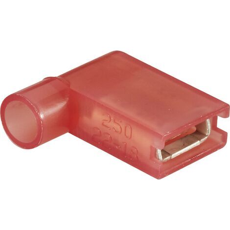 Cosse clip 6.3 mm x 0.8 mm Vogt Verbindungstechnik 3937S 90 ° entièrement isolé rouge 1 pc(s) D28466 (1/5)