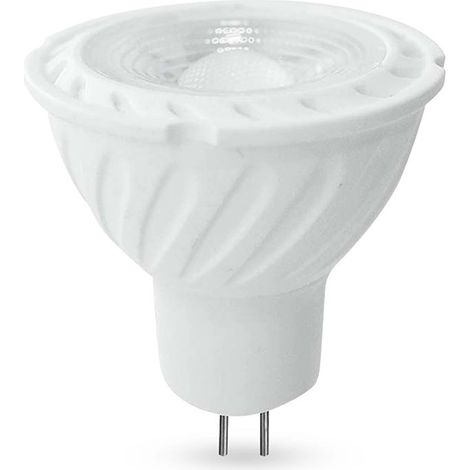 Foco LED V-TAC GU5.3 (MR16) 6W 12V 38° Cubierta transparente 3000K