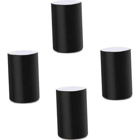 4 rehausseurs de meubles ronds en acier au carbone antidérapants (1/5)