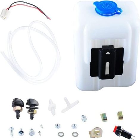 Universal 12V Windshield Washer Pump Reservoir Kit 99300 by Poweka (1/4)