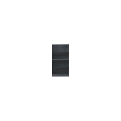 Dark Grey Tall Bookcase With Adjustable Shelves Modern Storage Unit In 6 Colours (1/5)
