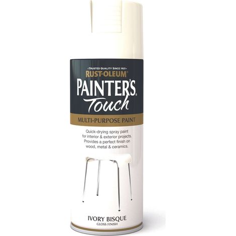 Rust-Oleum Painter’s Touch Spray Paint 400ml Gloss - Ivory Bisque