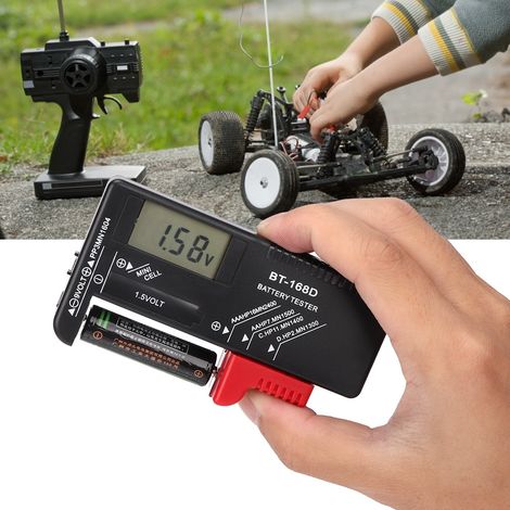 Tragbares digitales 1,5V-9V-Batterietester-, Mess-, Diagnose- und Analysegerät (1/5)