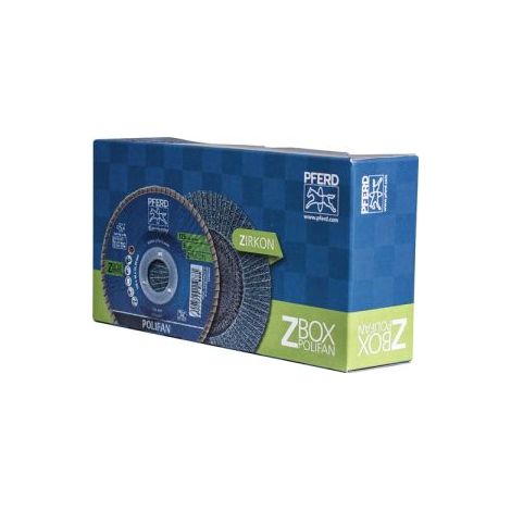 PFERD TOOLS 69300935 Fächerscheibe POLIFAN Z START STEELOX Ø 125 mm Körnung Z-60 (1/10)