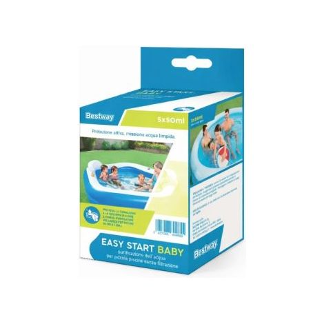 TRATTAMENTO ACQUA PISCINA ANTIALGHE KIT BUSTINE MONODOSE FINO A 3000 L