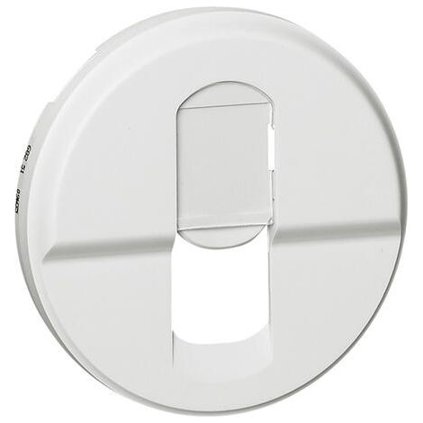 Legrand – Enjoliveur Céliane 68251 – Prise RJ-45 – Blanc – Compatible avec mécanismes RJ45 – Finition soignée pour installations réseau (1/8)