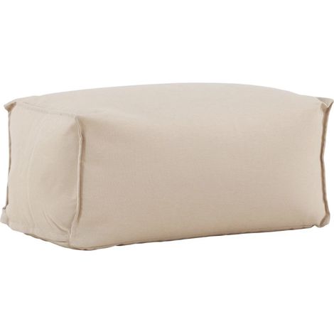 Pouf de Jardin en Tissu "Redang" 75cm Beige (1/5)
