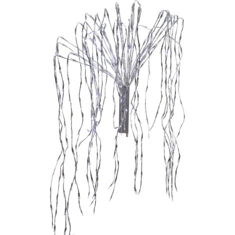 LED KASKADE FLASH AUSSEN 100 CM, 220 L, KALTWEISS