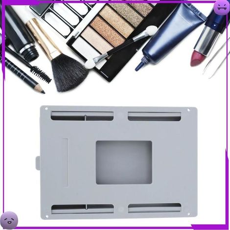 AUCUNE tiroir de rangement sous la table Tiroir sous le bureau gris Compact multifonctionnel, rangement sous la hygiene maquillage (1/5)