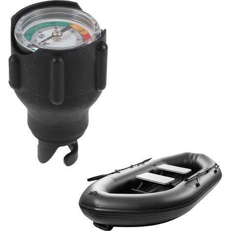 Manometre Bateau,0-2 Bar / 0-30 psi Manomètre pour Bateau,manomètre pour Bateaux gonflables,Manomètre pour Kayak,Manomètre de Pompe à air,Convient aux Bateaux pneumatiques,canoës, etc. (1/5)