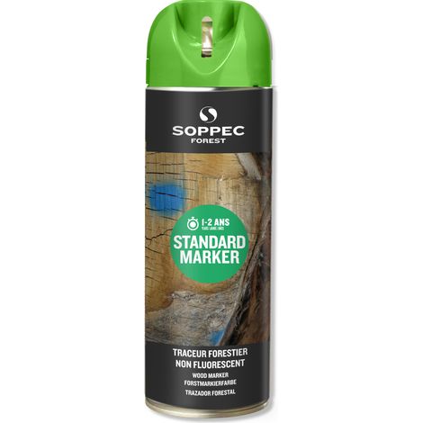 Spraydose - Forstmarkierer SOPPEC nicht fluoreszierend grün 1-2 Jahre standard marker - 131905