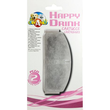 Cartucce in carbone di ricambio per fontana Happy Drink 2 pezzi