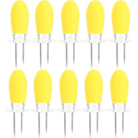 10 Piques à maïs BBQ, brochettes pour viande, fruits, dessert, gâteaux – Accessoires de cuisine et couverts de fête