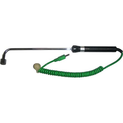 Peak Tech Tf 30 professionale di tipo K Sonda di temperatura, 50 – 500 gradi di temperatura, sensore sonda Per La Temperatura Di Superficie, diametro 14 mm (1/4)