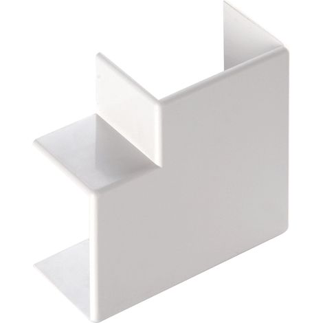 Electrochannel esquina plana para cable 60x40blanco - ecap6040b