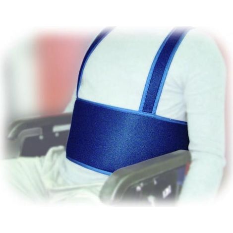 Secuback con Fijación Abdominal Tipo 2, Cinturón Estabilizador de Silla de Ruedas para Soporte de Seguridad y Sistema de Cuidado