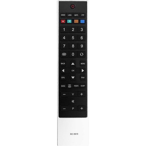 Ersatzfernbedienung RC-3910 für Toshiba-Fernseher 32BV700B, 32BL502B, 22BL702B, 40BL702B, 19BL502B, 22KB500B, 40KV701B, 19BV500B, 22BL712G (1/5)