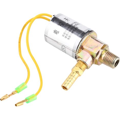 Électrovanne pneumatique 12 V pour avertisseurs sonores camions trains - Vanne électromagnétique en métal compatible véhicules 12 volts (1/5)