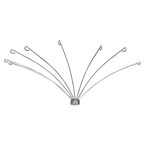 SUPPORTO CIRCOLARE PER TENDA DOCCIA- 180   ° - Aste L. 76 cm- DH- pezzi 1