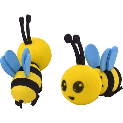 2pcs Antenne décorative Migne Bee Car Antenne Decoration Car extérieure Décorations Antenne de poupée de dessin animé mignon (1/5)
