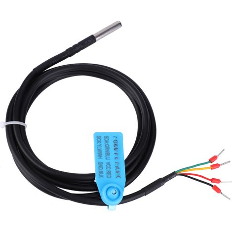 Sensor digital de temperatura y humedad del suelo, carcasa de acero inoxidable impermeable (SHT30) (1/5)