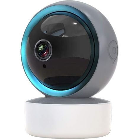 JSSEVN - Sistema de vigilancia WiFi para interiores con resolución HD 1080P, función de monitor de bebé y detección de movimiento. (1/5)