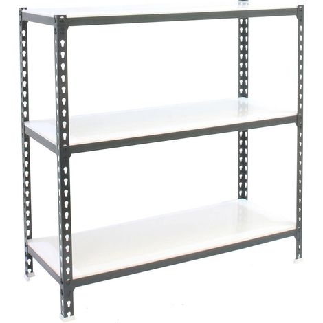 Simonrack Metallregal Anthrazit Weiß Robust
