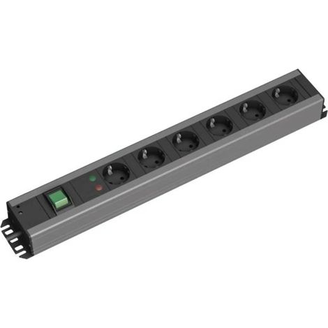 [GEBRAUCHT] B-Ware Bachmann 300011 Steckdosenleiste Mehrfachsteckdose Schalter 6fach Arbeitsplatz