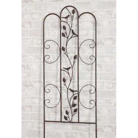 Metall-Rankhilfe Avis 40 x 2 x 106cm, dk l.braun