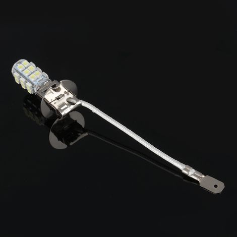 Lot de 2 ampoules LED blanches xénon H3 3528 25-SMD pour feux de brouillard/feux de jour (DRL) de voiture (1/5)