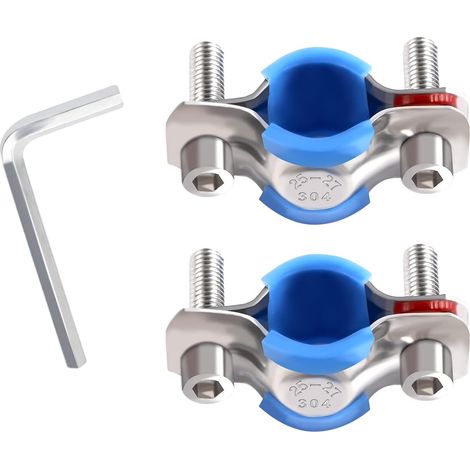 2pcs Outils de Fixation de Chaise de Bureau Réparation en Acier Inoxydable, Remplacement du Cylindre Avec Clé Empêche le Cylindre de Couler (1/5)