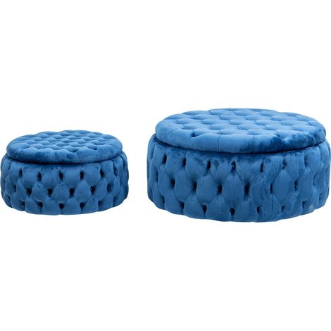 Set2 Puff/Beistelltisch 100X100X45/75X75X30 (1/5)