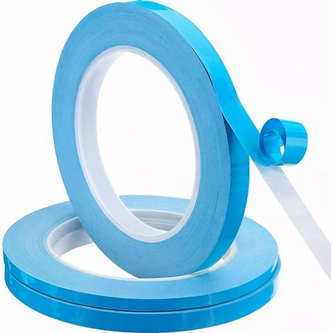 Nastro Biadesivo Termico Blu 10m per Strisce LED largo 10mm 10 m (1/2)