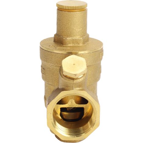Valve de réduction de pression et jauge DN15, 1/2 pouces, filtre intégré, Type Piston, contrôle de l'eau en laiton (1/5)