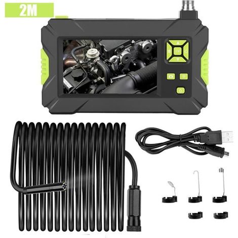 YOSOO Caméra d\'inspection 4.3in P30 1080P HD caméra d\'endoscope d\'inspection de tuyau IP67 endoscope industriel étanche (câble (1/4)