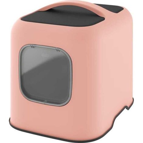 Rotho My Pet Katzenstreubox Rosa 51x39,5x44,3 cm (1/2)