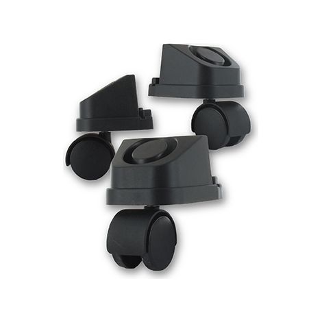Jeu De 3 Roues Clipsables Pour Vides-cendres. Se Monte Sur Nos Modèles Xl1040, Xl1840, Xl2040b, Xl1730 Et Nombreuses Autres Marq