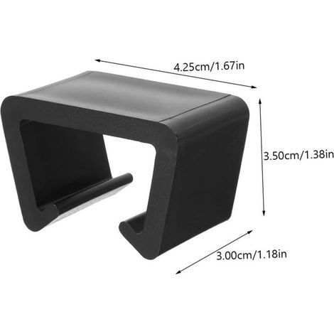 Clips de fixation pour meubles Meubles Plastique Pinces Canapé en Rotin Connecteur De Canapé pour meubles de jardin,canapé,patio,meubles-8 Pcs(Noir) (1/4)