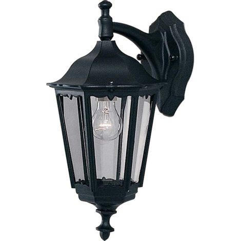 Searchlight Bel Aire - Lanterna 1 Luce Esterna Down Light Nera IP44, E27