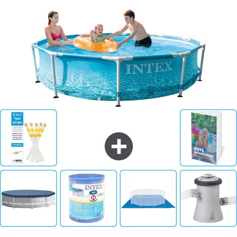 Frame Pool Rund - 305x76 cm - 7-teilig S167