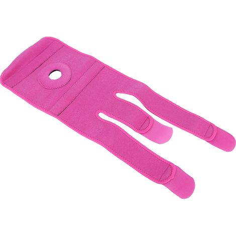Genouillère de compression pour soulager la douleur arthritique et les blessures, idéale pour la récupération. Genouillère de protection Kenn, rose rouge. (1/5)