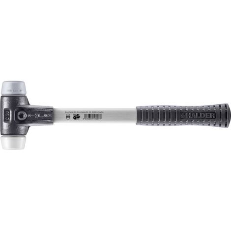 HALDER SIMPLEX TPE-Hammer mittel / Superplastik mit verstärktem Tempergussgehäuse und Glasfaserstiel - D=30 mm - 3737.030 (1/5)