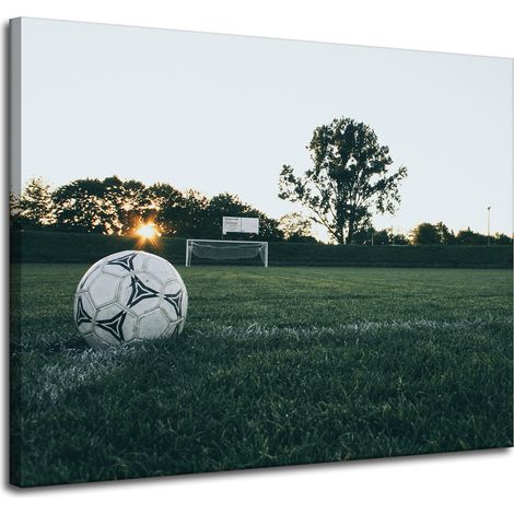 Lienzo impreso Fútbol juvenil 100x80 cm